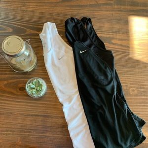 TWO Nike Dryfit Running Tanks